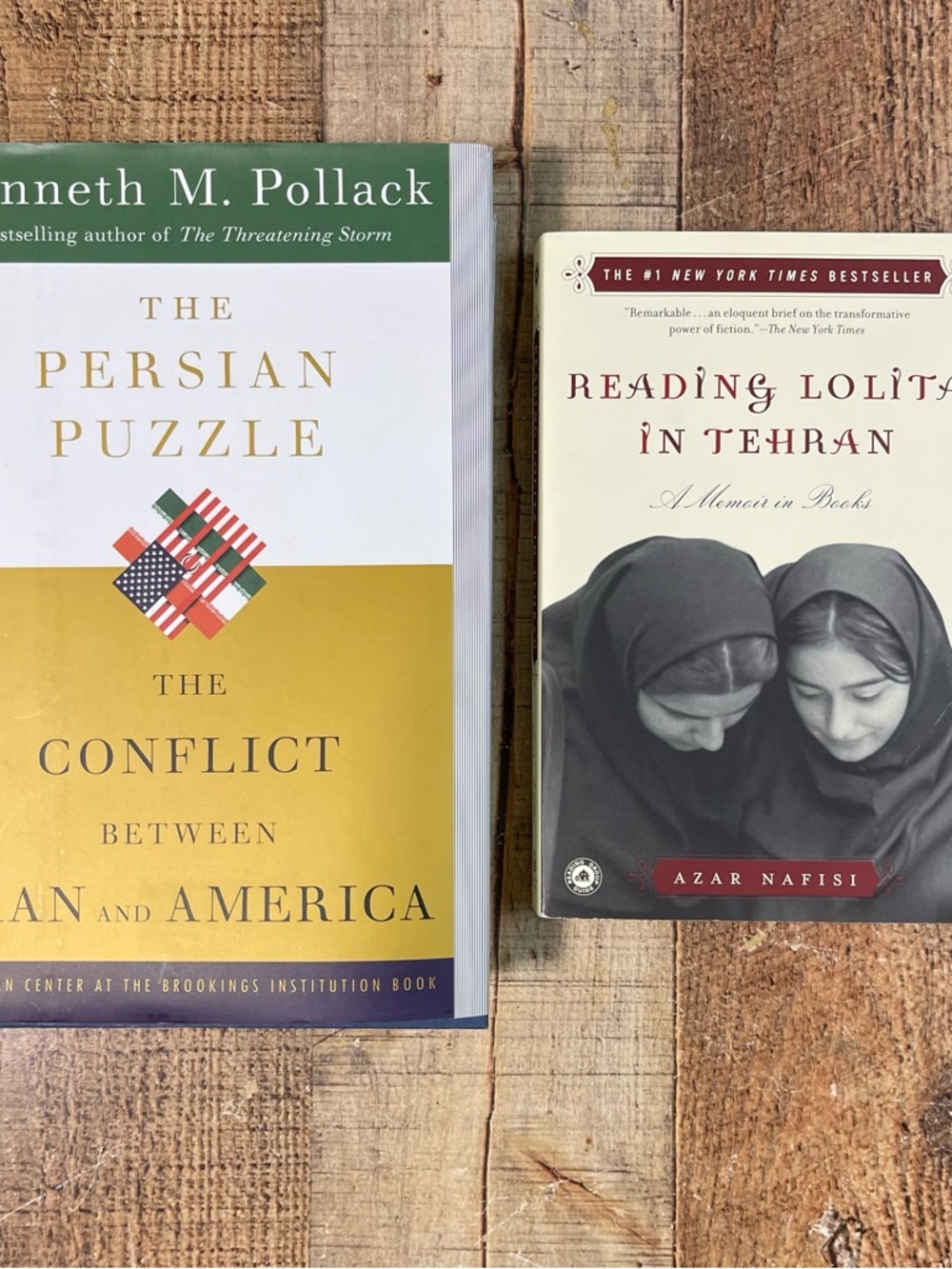 Middle East History Memoir Book Bundle The Persian Puzzle Reading Lolita 1ST ED